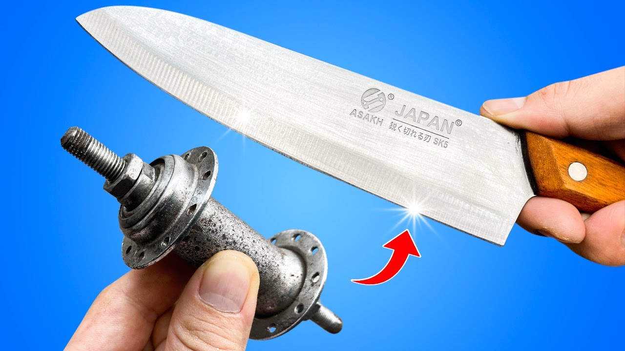 Нож как бритва острый за 2 минуты! Заточите свой нож с помощью этого удивительного инструмента