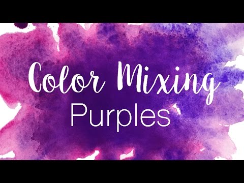 Purple Colour Mixing Chart