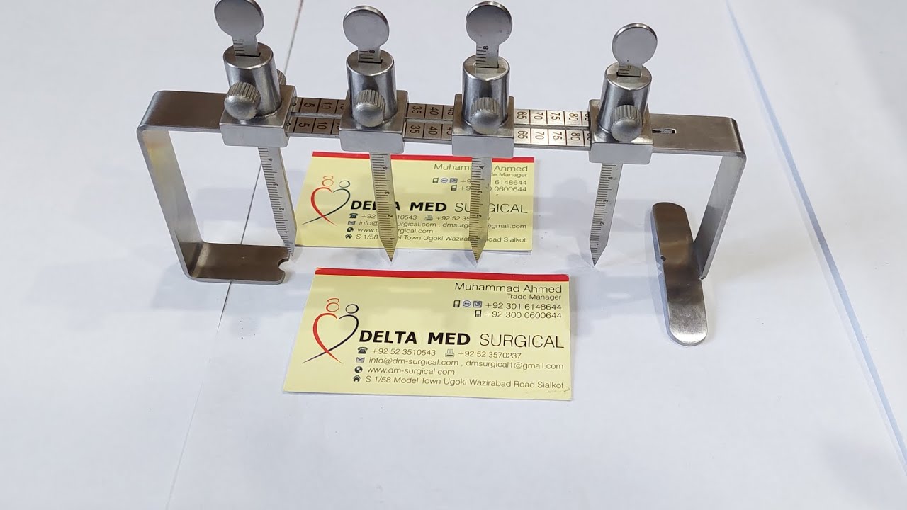 Davis Nasal Projectometer set - YouTube