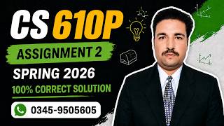 cs610p Assignment 2 Solution Spring 2026 | cs610p assignment 2 solution 2026