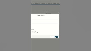 Salesforce 101: Create List View #shorts