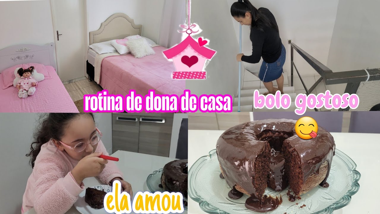 LIMPEZA É  ORGANIZAÇÃO DA CASA 🏠 |BOLO DE CHOCOLATE  FÁCIL DE FAZER É  GOSTOSO 😋   ♡JYSSOZA