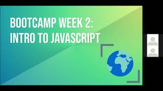 10/21/2021: Developer Bootcamp Intro to JavaScript