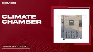 Semco SI-E702-1000L | Temperature & Humidity Test Chamber | Environmental Testing