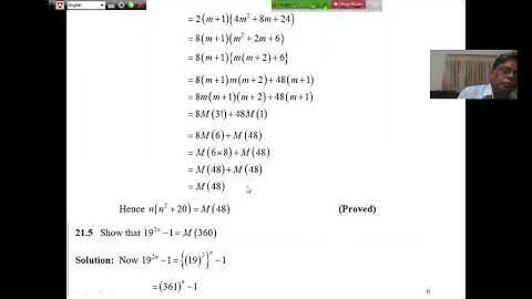 Theory of Numbers Class 04. Mathematics 4th year. National University Final year online class