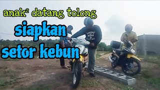 [Episod1124] dinding setor terakhir tak dapat buat seorang diri. anak² datang tolong pak long