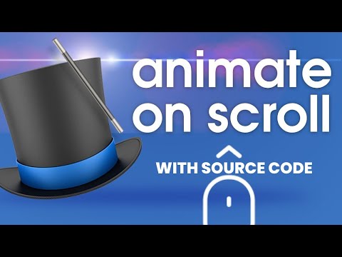 Animate on Scroll in 2 minutes | Simple and Easiest way