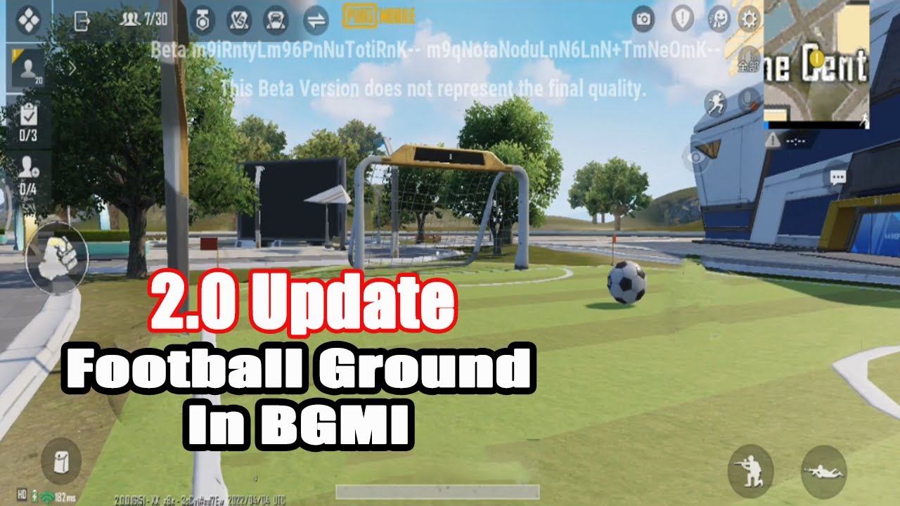 2.0 Update Football ground in bgmi venkatyt VFG