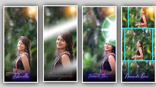 GIRL'S VIDEO EDITING IN ALIGHT MOTION KANNADA LOVE TRENDING SONG | NEENAADE NAA SONG EDITING