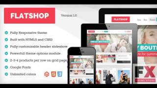 Preview Flatshop - Responsive and Retina Magento Theme