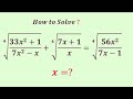 Germany | Math Olympiad question  | can you solve this system of equations without this trick! | X=?