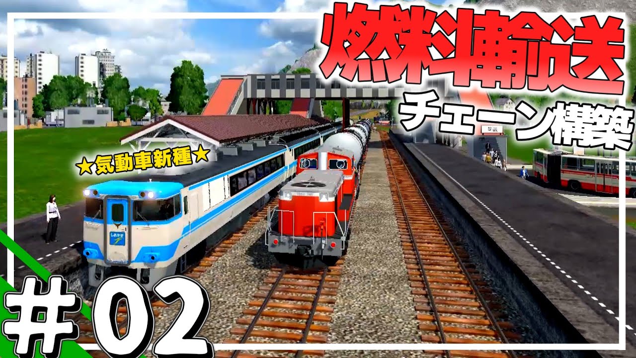 Transport Fever 2] The first transport chain on the isolated
