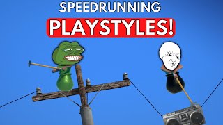 SPEEDRUNNING PLAYSTYLES - Explained & Analyzed - Getting Over It