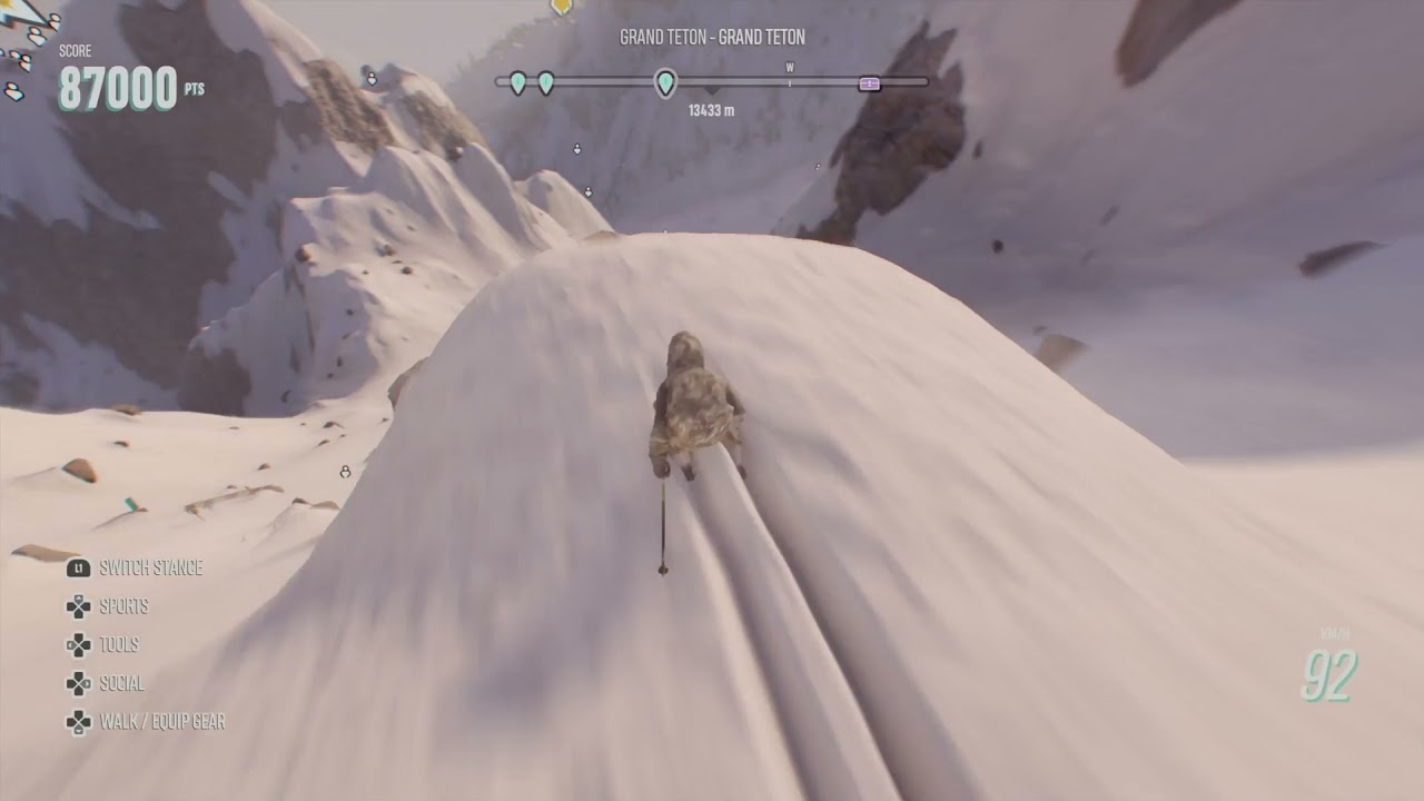 Riders republic  freestyle ski lines