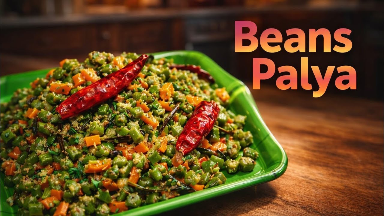 ಬೀನ್ಸ್ ಪಲ್ಯ I Beans Fry Recipe | Beans Palya RecipeYouTube · Meghana kitchen