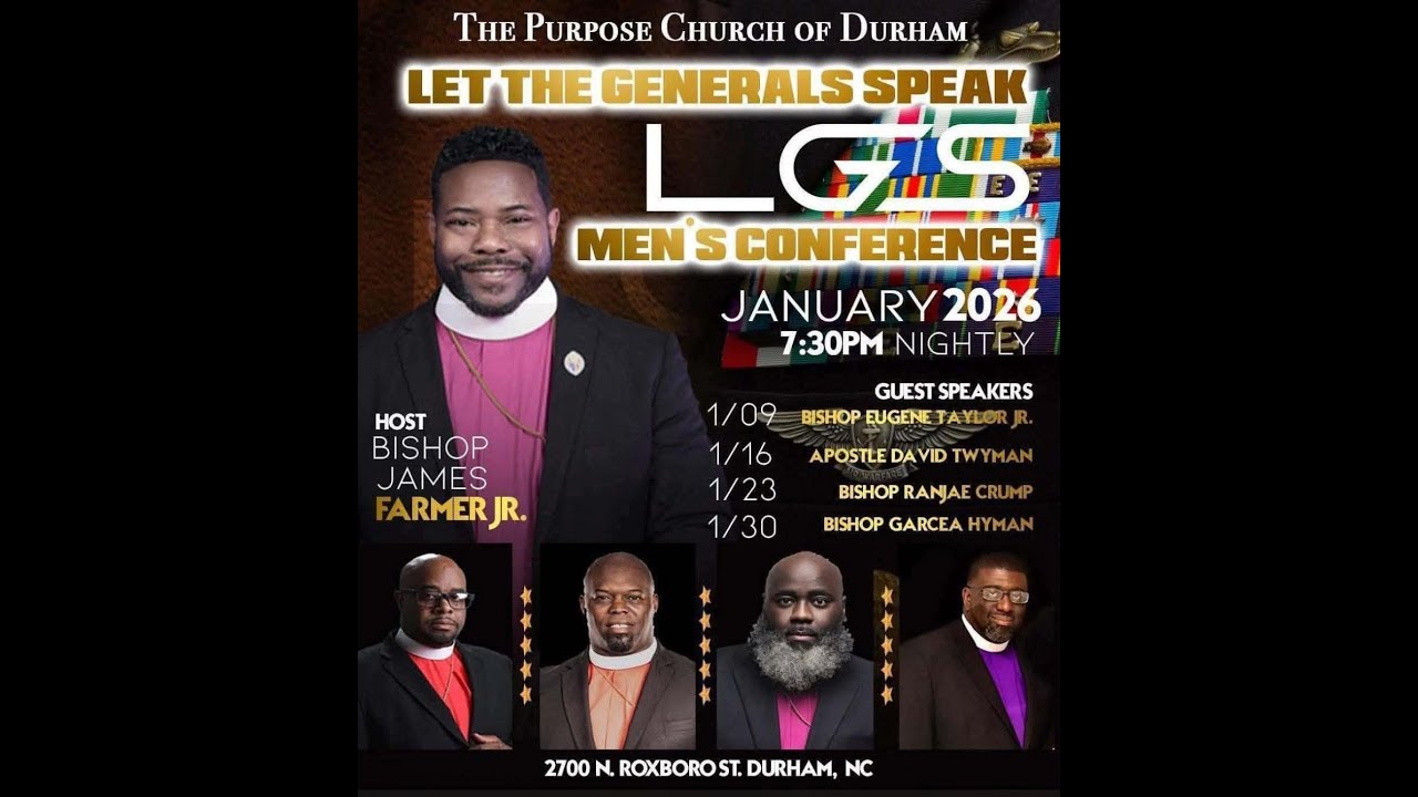 116/26 Let the Generals Speak Men's Conference 2026 Apostle David Twyman