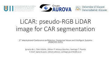 LiCAR: pseudo-RGB LiDAR image for CAR segmentation (2025)