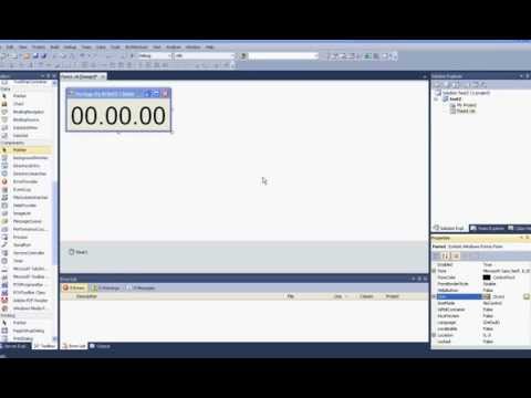 Creer Une horloge vb10