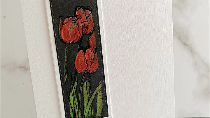 Colouring dark cardstock using bleach and Inktense...