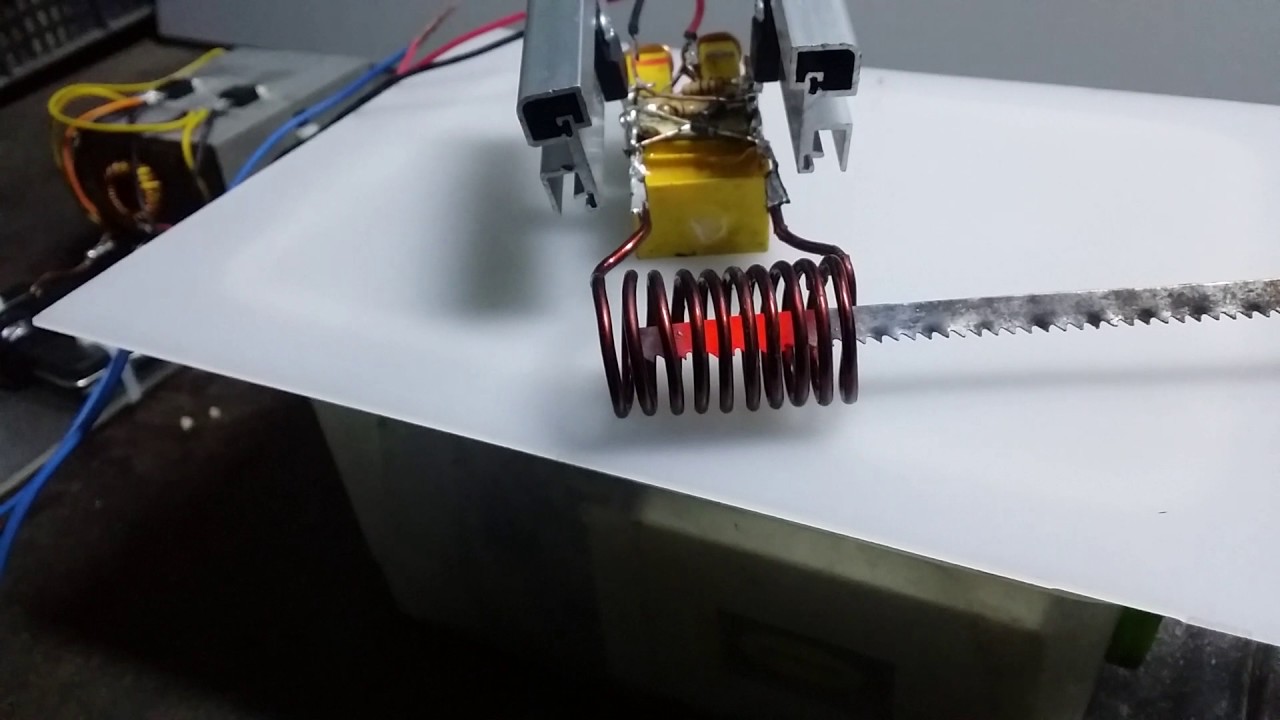 Homemade Simple Induction Heater YouTube