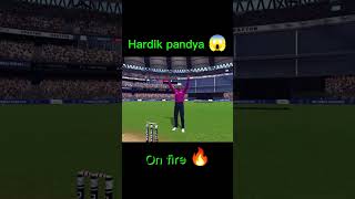 Hardik pandya on fire 🔥😱 | hardik pandya Six #cricket #cricketmatch #realcricket #viral #ytshorts