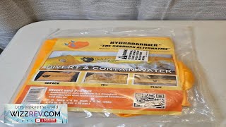 HydraBarrier Standard Flood Barrier 6 ft Long x 4 in High sandbag
