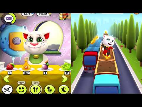 My Talking Tom vs Talking Tom Gold Run ios Andriod Gameplay 2025 Tom Level 128 Ep4538