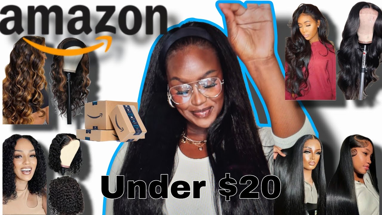 AMAZON WIGS UNDER $20! Glueless! 