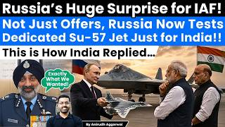 Russia’s Huge Surprise for IAF! Russia Tests Dedicated Su-57 Just for India! This is India’s Reply.