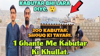 Adil Bhai V/S Atif Bhai || 200 Kabutar Ka Shouq || Pigeon Video || Kabutar Bazi In Pakistan