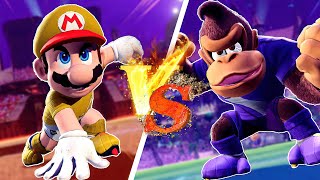 Mario Strikers: Battle League - Team Mario, Yoshi Vs Team Donkey Kong, Diddy Kong (Hardest CPU)