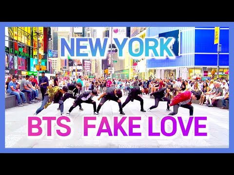 [New York Times Square] BTS - Fake Love Dance by MKDC