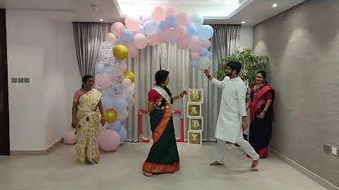 Pooja baby Shower | Aai tu baba me dance