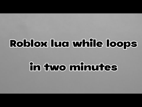 While loops in 2 minutes