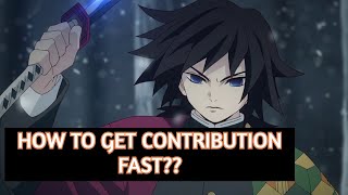 How To Get CONTRIBUTION FAST IN WISTERIA FOR DEMONS