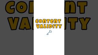 Understand Content Validity | Research Methodology for students like me