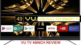 Vu TV 49 (123) full HD smart TV review tamil