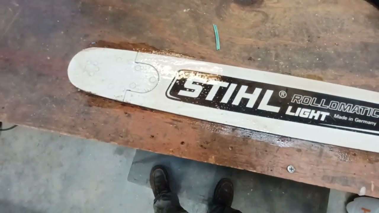 How To Clean Pine Rosin Off Your Chainsaw