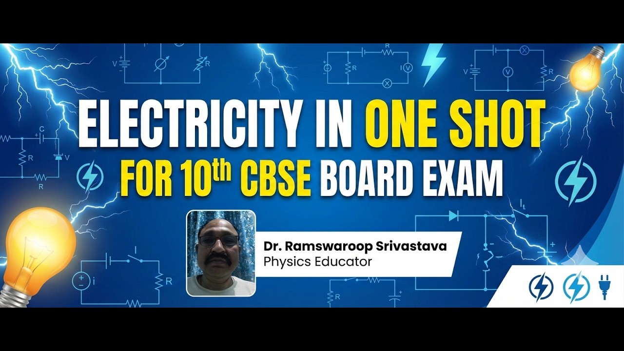 Electricity in one shot for 10th CBSE board exam