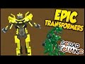 Scrap Mechanic ➤ MOST EPIC TRANSFORMERS! - Bumblebee, Helicopter, T-Rex & More!