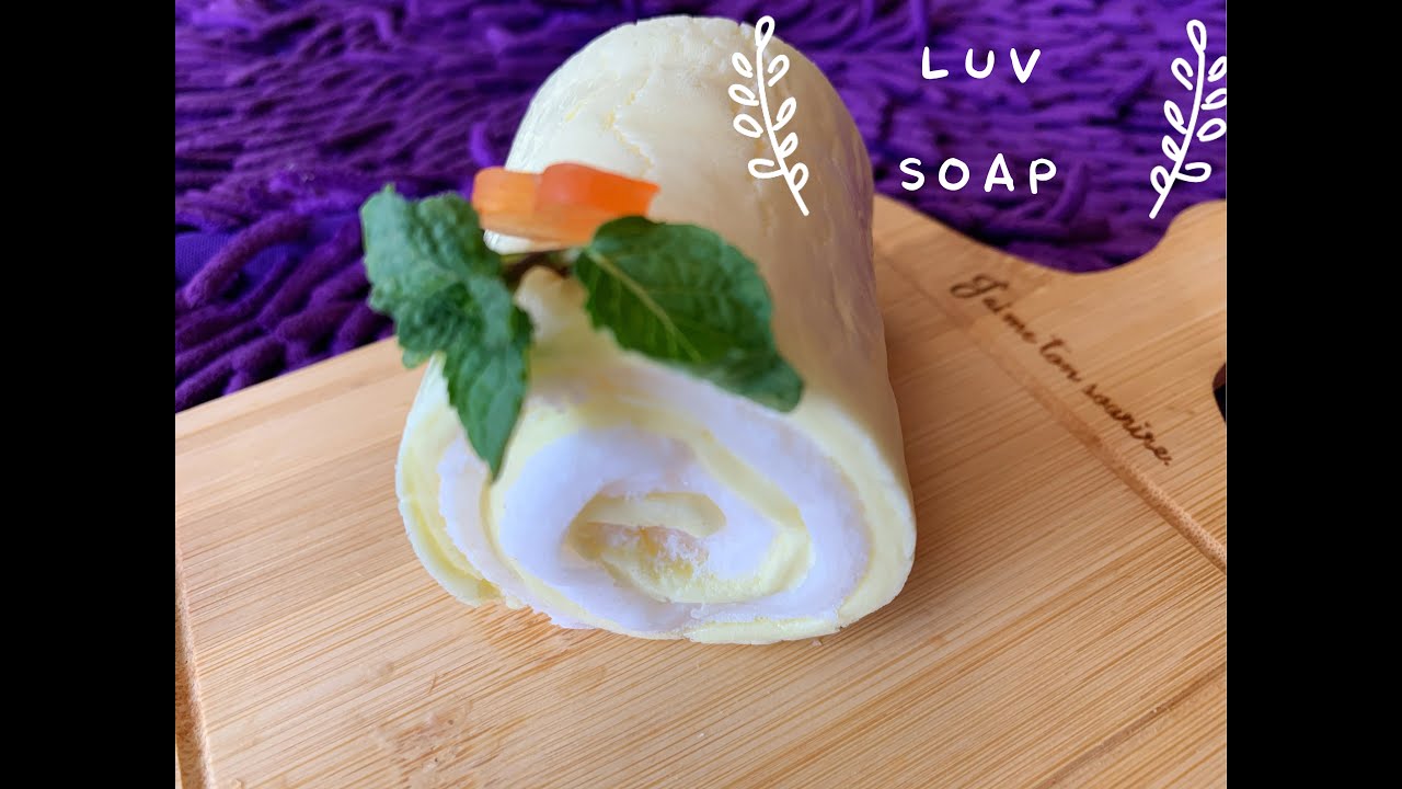【3】MP皂也可以做到蓬鬆感！熱熔皂瑞士卷 MP Swiss Roll Soap