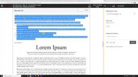 CSUN Canvas SpeedGrader - Quizzes