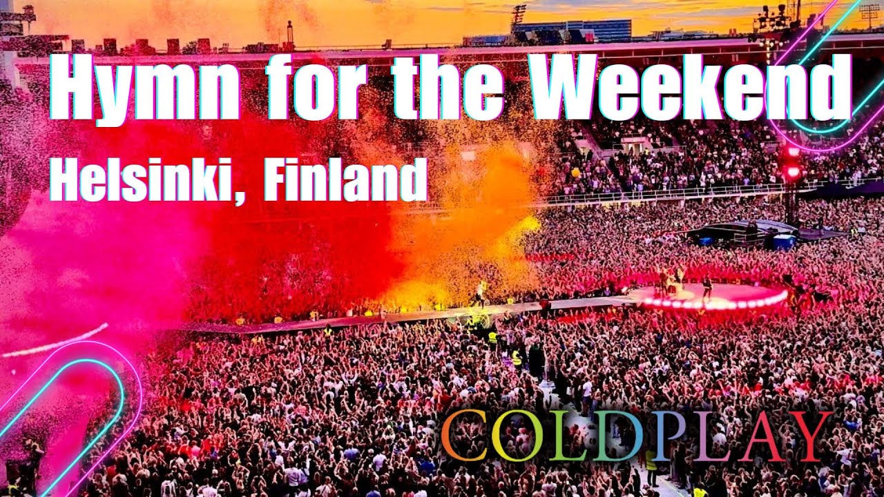 Coldplay - Hymn for the Weekend (Live in Helsinki, Finland 2024 // 4K HDR)