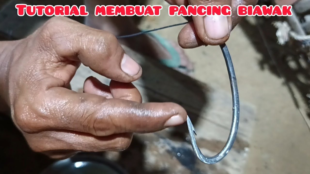 Tutorial membuat pancing biawak @Candrasadewaa 