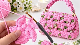 THIS CROCHET FLOWER MOTIF IS TOO PRETTY TO IGNORE! 🌸