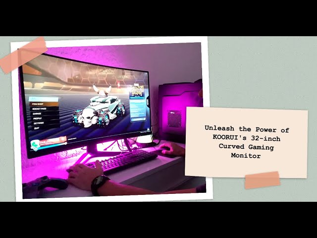 KOORUI 32 inch Curved Gaming Monitor, QHD 1440p, 170Hz, 1ms, GA01, Full  Review 