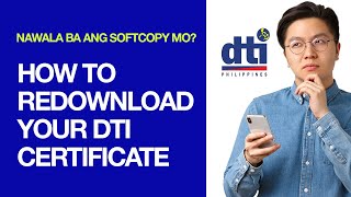 How to Redownload Your DTI Certificate of Business Name (Tagalog/Filipino) screenshot 4