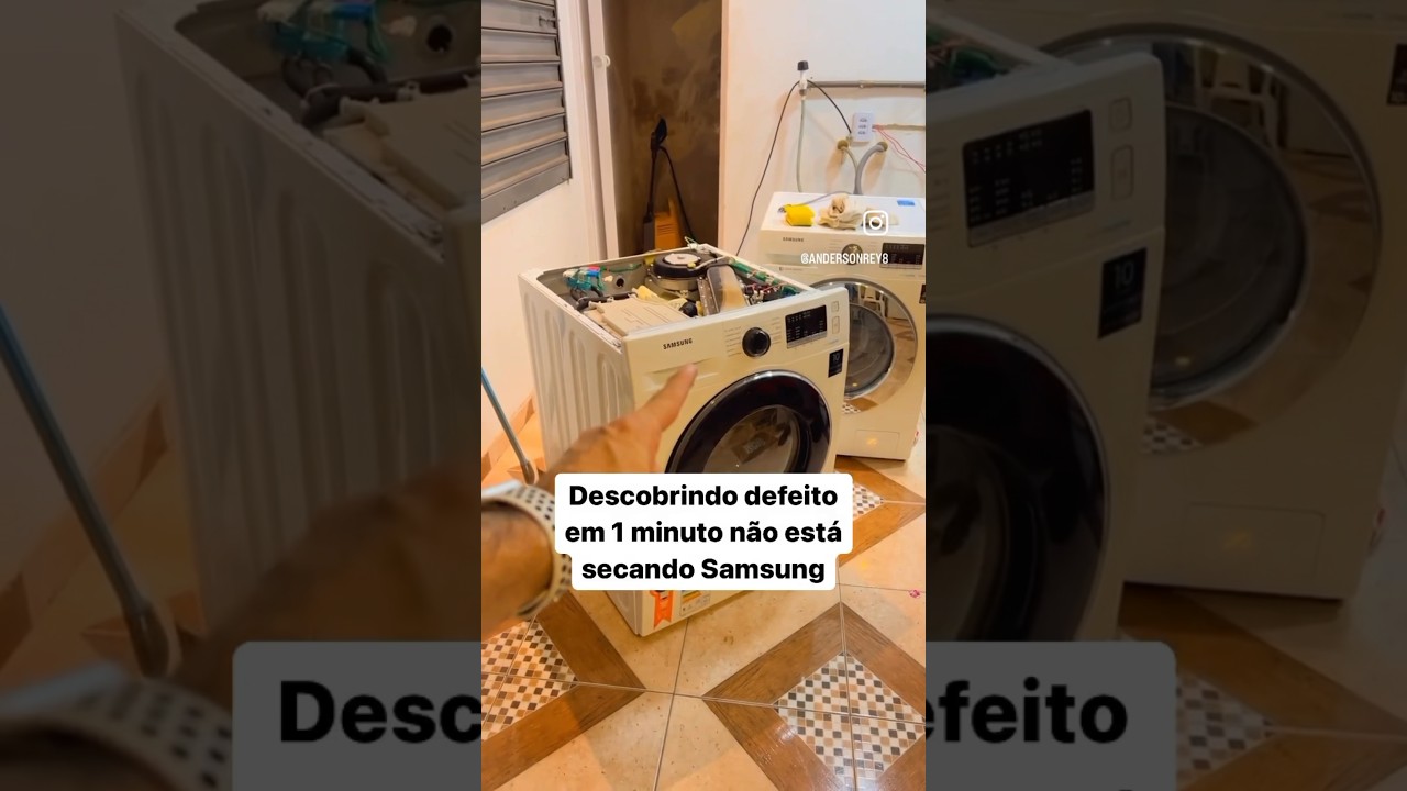 🔴Lava e seca não está secando ? 