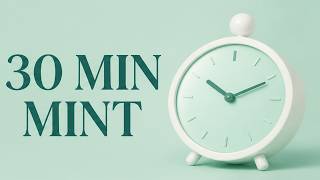 Soft Mint Green Background: 30 Minutes of Eye Strain Relief | 4K No Sound screenshot 3