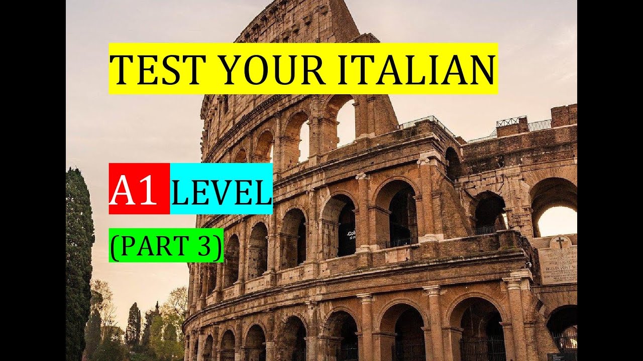“Test Your Italian A1 (part 3) – 20 Varied Grammar Questions | Beginner Italian Quiz”